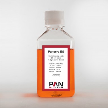 Pansera ES, South America origin, special designed bovine serum for embryonal stem cells, 0.2 um sterile filtered