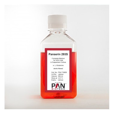 Panserin 293S, Serum-free medium for HEK-Cells in suspension culture, w: L-Glutamine