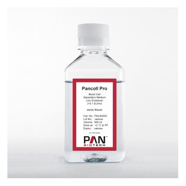 Pancoll Pro, Blood Cell Separation Medium, Low Endotoxin